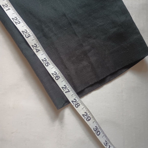 J. Jill Chino Stretch Linen Blend Pants Size 8 Black - Picture 10 of 10